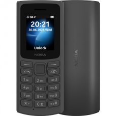 Nokia 105 DS TA-1378 Black, 1.8 