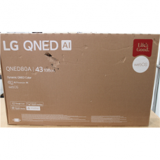 SALE OUT. LG 43QNED80A3A | 43 | Smart TV | webOS 25 | UHD | Black | DAMAGED PACKAGING SALE OUT. LG 43QNED80A3A | 43 | Smart TV | webOS 25 | UHD | Black | DAMAGED PACKAGING