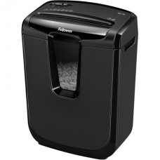 Fellowes Shredder  M-8C Black, 15 L, Paper shredding, Credit cards shredding, Traditional, Paper handling standard/output Shreds 8 sheets per pass into 4x50mm cross-cut particles (Security Level P-3)