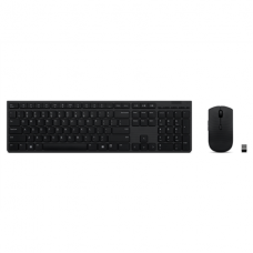 Lenovo Professional Wireless Rechargeable Keyboard and Mouse Combo (Lithuanian) Grey