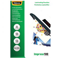 LAMINATOR POUCH GLOSSY/A3 100 100PCS 5351205 FELLOWES