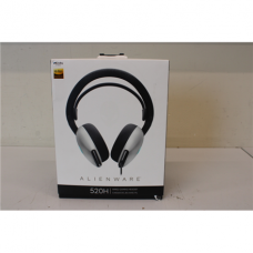 SALE OUT. Dell Alienware Wired Gaming Headset - AW520H (Lunar Light), UNPACKED, USED,  DAMAGED PACKAGING | Dell | Alienware Wired Gaming Headset | AW520H | Wired | Over-Ear | UNPACKED, USED,  DAMAGED PACKAGING | Noise canceling