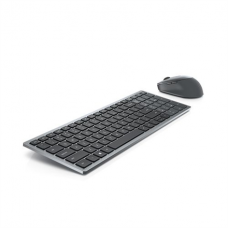 Dell Keyboard and Mouse KM7120W Wireless, 2.4 GHz, Bluetooth 5.0, Keyboard layout US, Titan Gray