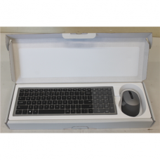 SALE OUT. Dell Wireless Keyboard and Mouse KM7120W US/LT International (QWERTY) Dell Keyboard and Mouse KM7120W Wireless, Wireless (2.4 GHz), Bluetooth 5.0, Batteries included, Lithuanian, English, USED AS DEMO, Titan Gray