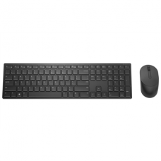 Dell Pro Keyboard and Mouse (RTL BOX)  KM5221W Wireless, Wireless (2.4 GHz), Batteries included, US International (QWERTY), Black