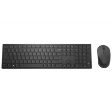 Dell Pro Keyboard and Mouse  KM5221W Wireless, Wireless (2.4 GHz), Batteries included, US International (QWERTY), Black