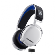 SteelSeries Arctis 7P+ Over-Ear, Built-in microphone, White, Noice canceling, Wireless