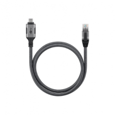 Goobay | USB-A 3.1 to RJ45 Ethernet Cable, 1 m | 70696 | Black