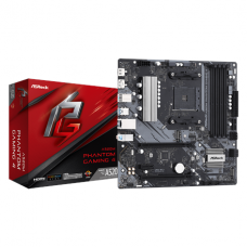 ASRock A520M PHANTOM GAMING 4 Processor family AMD, Processor socket AM4, DDR4 DIMM, Memory slots 4, Supported hard disk drive interfaces 	SATA, M.2, Number of SATA connectors 4, Chipset AMD A520, Micro ATX