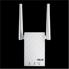 Asus Range Extender/Access Point/Media bridge RP-AC55 802.11ac, 2.4GHz/5GHz, 300+867 Mbit/s, 10/100/1000 Mbit/s, Ethernet LAN (RJ-45) ports 1, Antenna type 2xExternal, Wall-plug, Compact size, easy setup, quick positioning, cable free