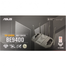 SALE OUT. Asus TUF-BE9400 Tri-Band WiFi 7 Gaming Router, EU+UK | SALE OUT. TUF-BE9400 Tri-Band WiFi 7 Gaming Router, EU+UK | 802.11ax | 688/2885/5764 Mbit/s | Ethernet LAN (RJ-45) ports 3 | Mesh Support Yes | MU-MiMO Yes | 4G/5G | 36 month(s) | DAMAGED PA SALE OUT. Asus TUF-BE9400 Tri-Band WiFi 7 Gaming Router, EU+UK | SALE OUT. TUF-BE9400 Tri-Band WiFi 7 Gaming Router, EU+UK | 802.11ax | 688/2885/5764 Mbit/s | Ethernet LAN (RJ-45) ports 3 | Mesh Support Yes | MU-MiMO Yes | 4G/5G | 36 month(s) | DAMAGED PA