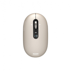 PORT CONNECT Mouse | PURE MAC | Wireless | Bluetooth | Beige Perle