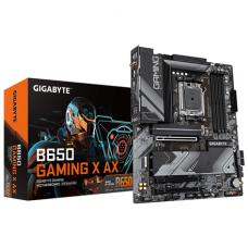 Gigabyte B650 GAMING X AX 1.X M/B Processor family AMD, Processor socket AM5, DDR4 DIMM, Memory slots 4, Supported hard disk drive interfaces 	SATA, M.2, Number of SATA connectors 4, Chipset B650, ATX