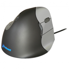 Baker Right-hand Vertical Mouse  Evoluent4  Wired optical, Black/ Grey, 	USB
