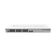 MikroTik Cloud Router Switch CRS326-24G-2S+RM Managed L3, Rack mountable, 1 Gbps (RJ-45) ports quantity 24, SFP+ ports quantity 2, RouterOS (Level 5)