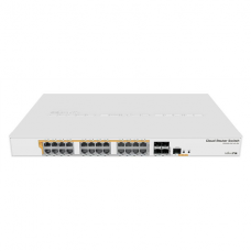 MikroTik CRS328-24P-4S+RM Gigabit Ethernet POE/POE+ router/switch PoE/Poe+ ports quantity 24, Power supply type Single, Rack mountable, 4x SFP+, 500 W, Managed L3, 24x 1GbE