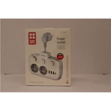 SALE OUT. ColorWay CW-CHE24PDW Power Socket: 2xEU plugs/3xUSB-A/1xUSB-C White 2.5M | ColorWay Power Socket | CW-CHE24PDW | DAMAGED PACKAGING