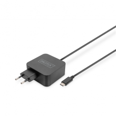 Digitus Notebook Charger USB-C Power supply 65W PD3.0 DA-10071	 1.2 m, Black