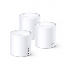 TP-Link Deco X20(3-pack) Whole Home Mesh Wi-Fi 6 System 2×Gigabit Ports,2.4GHz/5GHz,574+1201Mbps,4xInternal Antennas