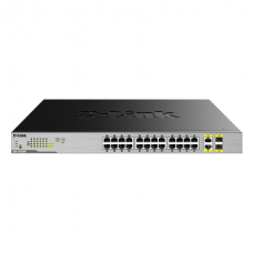 D-Link Switch DGS-1026MP Unmanaged, Rack mountable, 1 Gbps (RJ-45) ports quantity 24, SFP ports quantity 2, PoE/Poe+ ports quantity 24, Power supply type Single