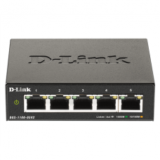 D-Link Smart Managed Switch DGS-1100-05V2/E	 Managed L2, Rackmountable, 1 Gbps (RJ-45) ports quantity 5