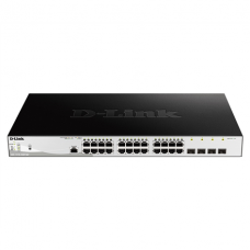 D-LINK DGS-1210-28MP/ME, Managed Gigabit Switch with 24 10/100/1000Base-T PoE and 4 Gigabit SFP ports