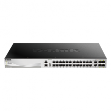 D-Link DGS-3130-30TS Switch Managed L2+, Rack mountable, 1 Gbps (RJ-45) ports quantity 24, 10 Gbps (RJ-45) ports quantity 2, SFP+ ports quantity 4, Power supply type Optional redundant