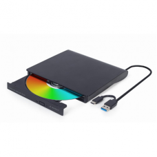 Gembird External USB DVD Drive | DVD-USB-031 | Interface USB Type-C (m), USB 3.1 Gen. 1 | DVD±R/RW / CD±R/RW | CD read speed 24 x | CD write speed 24 x | Black Gembird External USB DVD Drive | DVD-USB-031 | Interface USB Type-C (m), USB 3.1 Gen. 1 | DVD±R/RW / CD±R/RW | CD read speed 24 x | CD write speed 24 x | Black