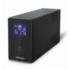 EnerGenie EG-UPS-034 UPS with USB and LCD display, 1500 VA, black | EnerGenie