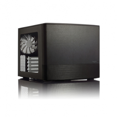 Fractal Design NODE 804 Side window, 2 - USB 3.0Audio in/outPower button with LED (white)HDD activity LED (white), Black, Micro ATX, Power supply included No