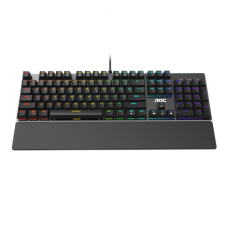 AOC Gaming Keyboard GK500 RGB LED light, QWERTY, Black, Wired, USB, OUTEMU Red Switch
