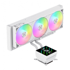 Gamemax CPU Liquid Cooler | GLACIER 360 LCD WH | White Gamemax CPU Liquid Cooler | GLACIER 360 LCD WH | White