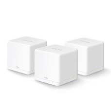 Mercusys AC1300 Whole Home Mesh Wi-Fi System Halo H30G (3-Pack) 802.11ac, 400+867 Mbit/s, Ethernet LAN (RJ-45) ports 2, Mesh Support Yes, MU-MiMO Yes, White Mercusys AC1300 Whole Home Mesh Wi-Fi System Halo H30G (3-Pack) 802.11ac, 400+867 Mbit/s, Ethernet LAN (RJ-45) ports 2, Mesh Support Yes, MU-MiMO Yes, White