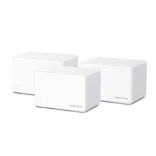 Mercusys AX3000 Whole Home Mesh WiFi 6 System with PoE  Halo H80X (3-Pack) 802.11ax, 574+2402 Mbit/s, 10/100/1000 Mbit/s, Ethernet LAN (RJ-45) ports 3, MU-MiMO Yes, No mobile broadband, Antenna type Internal, White