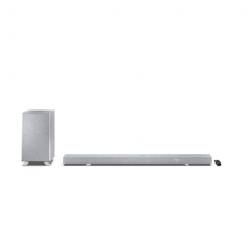 Sharp HT-SBW55121(SL) Q 5.1.2 Dolby Atmos/ DTS:X Soundbar with Wireless Subwoofer, Silver | Sharp