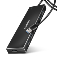 AXAGON SuperSpeed USB-A FLAT Hub | HUE-F7A