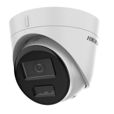 Hikvision DS-2CD1343G2-LIU F2.8, DOME,Hybrid light, IR+LED, 120dB WDR, H.265+, 4MP, 2.8mm(~100°), int. mikrofonas, IR pašv. iki 30m, IP67, P