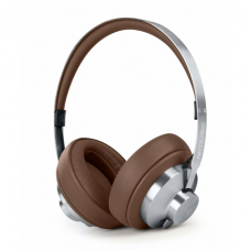 Muse M-298 SBR Bluetooth Stereo Headphones With ANC, Brown/Silver | Muse