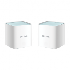 D-Link EAGLE PRO AI AX1500 Mesh System M15-2 (2-pack) 802.11ax, 1200+300  Mbit/s, 10/100/1000 Mbit/s, Ethernet LAN (RJ-45) ports 1, Mesh Support Yes, MU-MiMO Yes, Antenna type 2 x 2.4G WLAN Internal Antenna, 2 x 5G WLAN Internal Antenna
