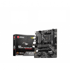 MSI MAG A520M VECTOR WIFI Processor family AMD, Processor socket AM4, DDR4, Memory slots 2, Chipset AMD A, Micro ATX