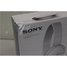 SALE OUT. Sony headphones ZX Series MDR-ZX110APW Outdoor headband, White | Sony MDR-ZX110APW.CE7 | Wired | On-Ear | Microphone | DAMAGED PACKAGING | White