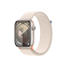 Apple Watch Series 9 GPS 45mm Starlight Aluminium Case with Starlight Sport Loop Apple
