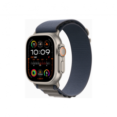 Apple Apple Watch Ultra 2 GPS + Cellular, 49mm Titanium Case with Blue Alpine Loop - Medium