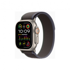 Apple Apple Watch Ultra 2 GPS + Cellular, 49mm Titanium Case with Blue/Black Trail Loop - S/M