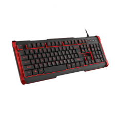 Genesis Rhod 420 Gaming keyboard, US, Wired, Red/Black
