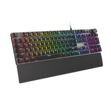 GENESIS THOR 400 RGB Gaming Keyboard, US Layout, Wired, Black/Slate