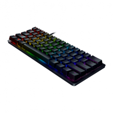 Razer Huntsman Mini 60% Optical Gaming Keyboard, Purple Switch, Russian layout, Wired, Black