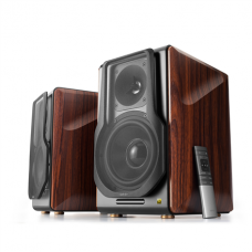 Edifier Wireless active speaker system  S3000 PRO Balanced, analog, USB, optical and coaxial inputs, Bluetooth version 5.0, Brown,   2x 8 W (HF), 2x 120 W (MF / LF) W
