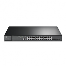 TP-LINK | 24-Port Gigabit and 4-Port 10GE SFP+ L2+ Managed Switch with 24-Port PoE+ | TL-SG3428XMP JetStream | Managed L2+ | Rackmountable
