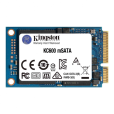 Kingston KC600 1000 GB, SSD interface mSATA, Write speed 520 MB/s, Read speed 550 MB/s